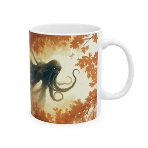 Mystical Autumn Ceramic Mug, Fall Decor Coffee Cup, Gift for Nature [...] - Picture 1 of 18