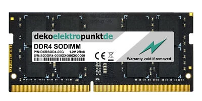 DEKOELEKTROPUNKTDE 16GB 8GB Ram Speicher passend für Lenovo V130-15IKB (81HN)