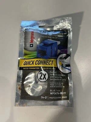 Вставка Legrand Cat 6 RJ45 быстрое подключение запечатанная - Изображение 1 из 2