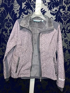 Chaqueta cortavientos Free Country para mujer talla S púrpura malva forrada de lana (12) Q4 - Imagen 1 de 2