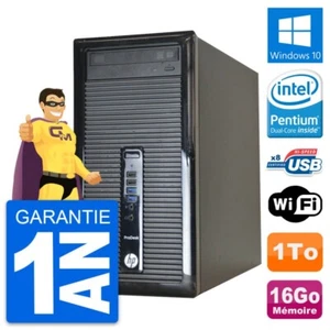 PC Tour HP ProDesk 400 G1 Intel G3220 RAM 16Go Disque Dur 1To Windows 10 Wifi - Imagen 1 de 7