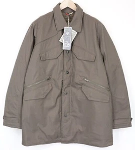 Tucano Urbano Robin Hombre Chaqueta XL Beige Marrón Algodón Moto Agua Gabardina - Imagen 1 de 11