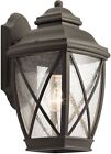 Antikes Braun Klassisch Wandleuchte Leuchter Auenlampe 1x60W/E27 19,1x34,1[cm]