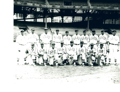 1943 NLWS CHAMPIONS HOMESTEAD GRAYS  8X10 TEAM PHOTO GIBSON FORBES BASEBALL HOF Cover
