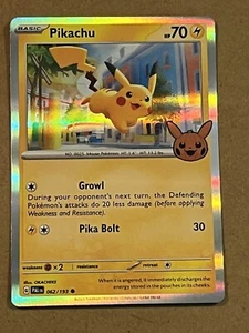 2023 POKEMON - PIKACHU - HOLO 062/193 - Picture 1 of 2