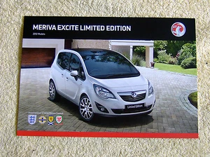 Vauxhall Meriva Excite Limited Edition, 2012 Models 1.4-16v, 1.3CDTi-16v - Picture 1 of 3