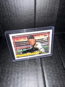 Steve Buechele signiert 1992 Topps #622 Karte Pittsburgh Pirates Autogramm AU - Bild 1 von 4