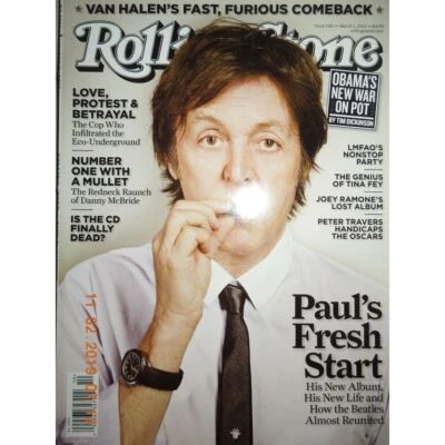 EDDIE VAN HALEN COMEBACK rolling stone PAUL McCARTNEY obama DANNY MCBRIDE - Image 1 of 4
