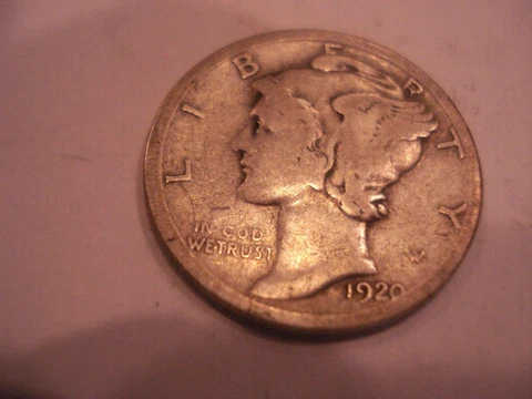 1920-D-MERCURY DIME-F-959 Cover