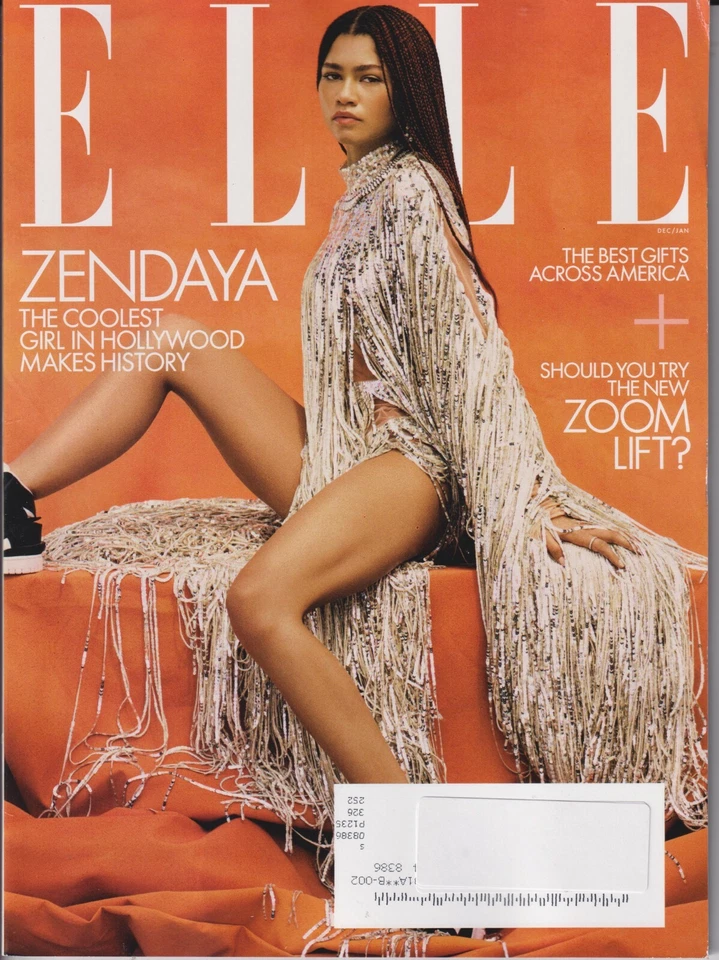Elle  December 2020 January 2021 Zendaya The Coolest Girl in Hollywood Makes His Foto 1 de 1