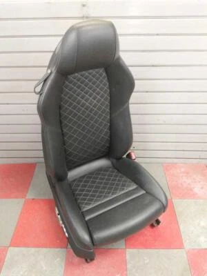 2017 Audi R8 V10 Spyder OEM RH Passenger Seat Heated Speaker Black Pwr TESTED Foto 1 de 4