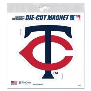 MINNESOTA TWINS 6"X6" DIE-CUT MAGNET FOR INDOOR OR OUTDOOR HIGH QUALITY - Picture 1 of 1