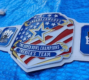 New Customise 5 times Super Bowl Champions Dallas CowBoys Championship belts - Picture 1 of 5