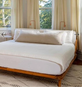 Baloo Weighted OVERSIZED KING 92x108 Blanket (White) Natural, Clean - 25 LB - Picture 1 of 5