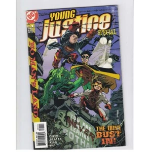 YOUNG JUSTICE No Man's Land Special #1 Robin Superboy Impulse - Free Shipping - Picture 1 of 2