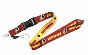 Washington Redskins Football LANYARD DETACHABLE BUCKLE KEY CHAIN US SHIP 1 day - Picture 1 of 1