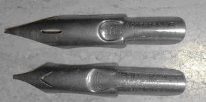VTG Fountain Pen Nibs: ESTERBROOK Jackson Stub & ROBERTS Falcon: #'s 442 & 105 - Picture 1 of 2