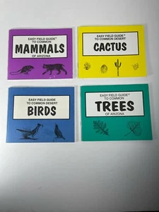Lot of 4 Easy Field Guides Common Mammals Cactus Birds Trees of Arizona Illust  - Bild 1 von 9