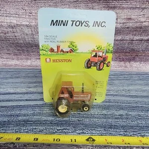 Vintage Mini Toys 1/64 scale Hesston 130-90 diecast/plastic tractor w/rear Duals - Picture 1 of 9