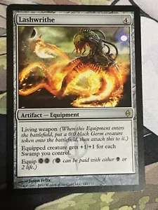 C5013 MAGIC GATHERING MTG NEW PHYREXIA LASHWRITHE #143 RARE MP - Picture 1 of 12