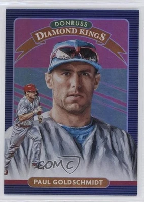 2020 Panini Donruss Diamond Kings Holo Pink Paul Goldschmidt #25 - Image 1 of 3