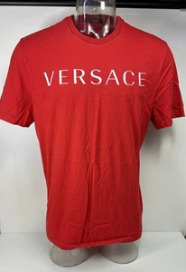 Versace Camiseta Logo Grande Roja Talla 3XL - Imagen 1 de 9