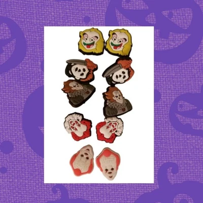 Dijes para zapatos de película de terror de Halloween de 10 piezas Foto 1 de 4