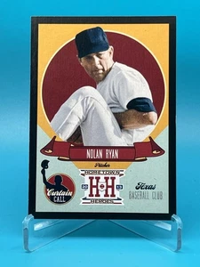 2013 Panini Hometown Heroes Curtain Call Black Nolan Ryan #CC7 HOF - Picture 1 of 2