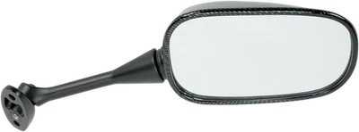 EMGO Side View Mirror - Black/Carbon Fiber Finish - Right for Honda 20-35223 Foto 1 de 2