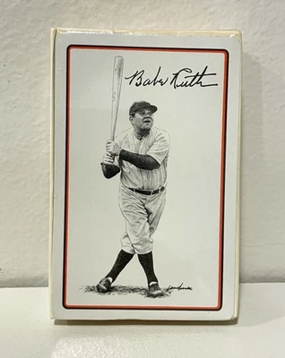 1978 New Sealed Deck Landsman Sports Stars Deck Babe Ruth Cover Playing Cards - Image 1 of 4