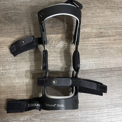 Ossur Rebound DUAL Knee Brace for ACL, MCL & PCL Support Professional Aluminum - Image 1 of 4