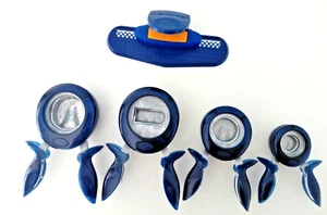 Fiskars Vier Squeeze Papier Stanzer 2" 1,5" & 1" plus Spitze Bordüre Schneider Ausgezeichnet - Bild 1 von 6