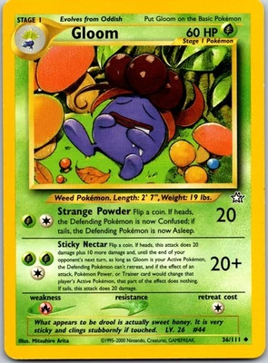 Gloom Uncommon Neo Genesis Unlimited 036/111 LP - Image 1 of 2