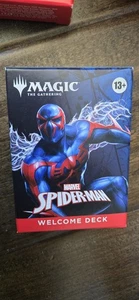 2025 SDCC COMIC CON MAGIC THE GATHERING MARVEL SPIDER-MAN WELCOME DECK BLUE SET - Picture 1 of 1