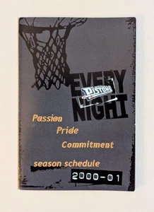 2000-01 Detroit Pistons Basketball Pocket Schedule NBA 🏀🏀 - Picture 1 of 2