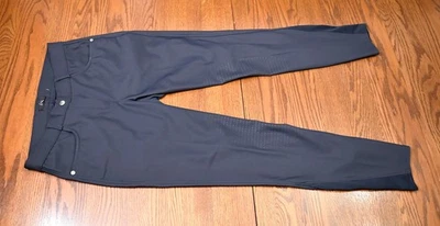 HKM, New, silicone knee patch breeches, navy 30 - Image 1 of 4