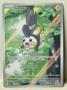 Pokemon Emolga TCG Black Bolt Holo Card 112/086 SV - Picture 1 of 3