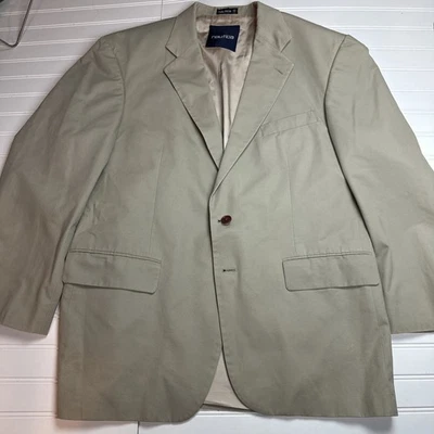 Chaqueta Blazer Abrigo Deportivo Nautica 44R W38 N582AX 100% Algodón Foto 1 de 4