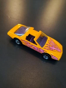 1982 Hot Wheels 80s Pontiac Firebird orange pink Lightning 1:64 Malaysia Car VG+ - Bild 1 von 7