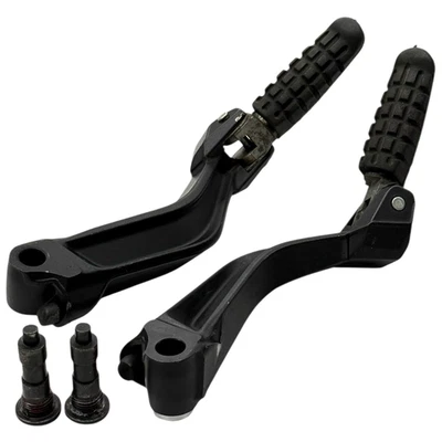 2011 - 2014 DUCATI DIAVEL PINOS DE PASSAGEIRO ESQUERDA DIREITA PARAFUSOS ESTOQUE PRETO - Imagem 1 de 4