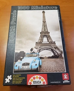 1000 Piece Jigsaw Puzzle Miniature Riffel Tower, Paris - Picture 1 of 1