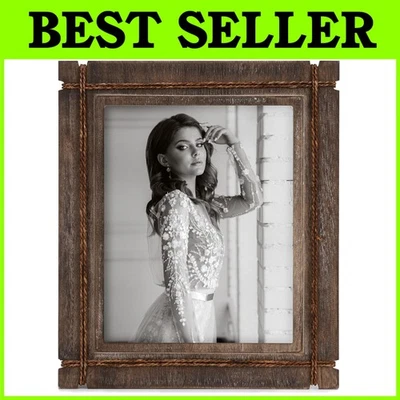 Vintage Style 11x14 Wedding Photo Frame - Rustic Decor - Image 1 of 4