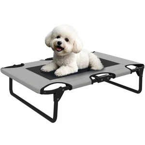 PawHut Mesh Dog Bed, Grey, Refurbished - Picture 1 of 11