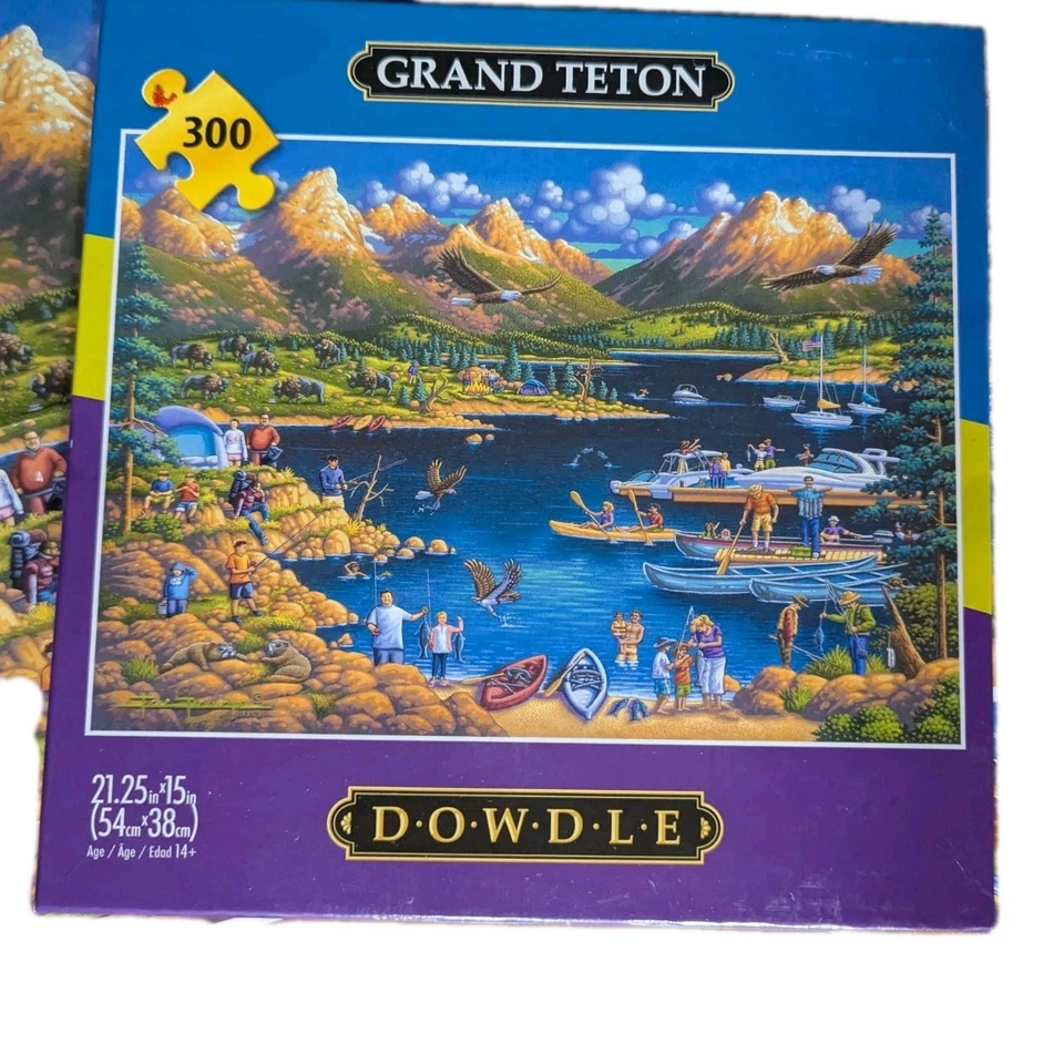 Eric Dowdle Grand Teton 300 Piezas Grandes Puzzle Buffalo Juegos Usado Completo  Foto 1 de 4