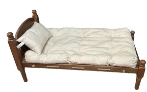 Vintage American Girl Doll Bed Addy’s Rope Bed, Bedding AND nightgown! - Picture 1 of 5