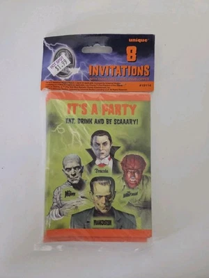 Universal Monsters Party Invitations 1990s  - Image 1 of 2