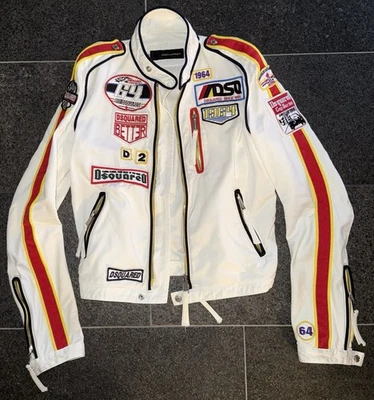 DSQUARED2 S/S 2008 Race Steve 50 Racing Chaqueta Rush Sexy Delgada Hollywood - Imagen 1 de 4