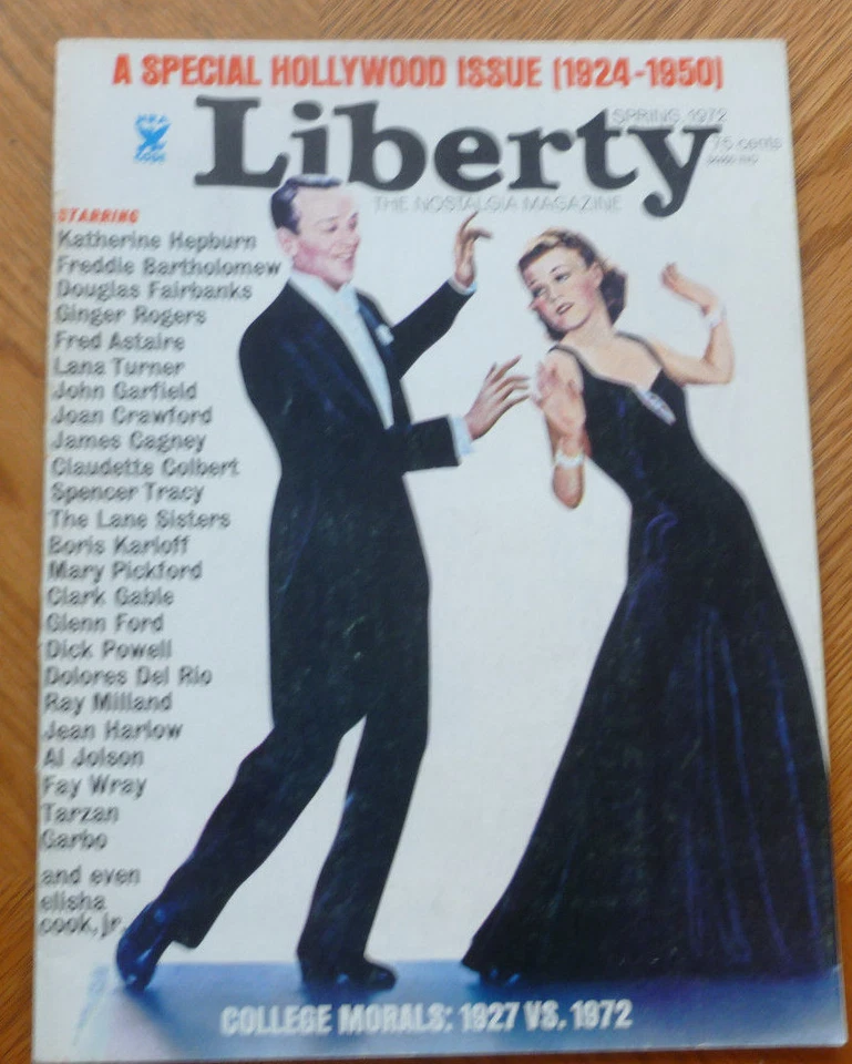 Liberty Magazine Katherine Hepburn Fred Astaire Boris Karloff Spring 1972 Foto 1 de 1