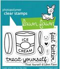 Lawn Fawn Clear Stamp Set Treat Yourself
