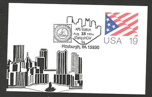 ESTADOS UNIDOS - EE.UU. - POSTAL - PAPELERÍA - Estación APS - 1994. - Imagen 1 de 2